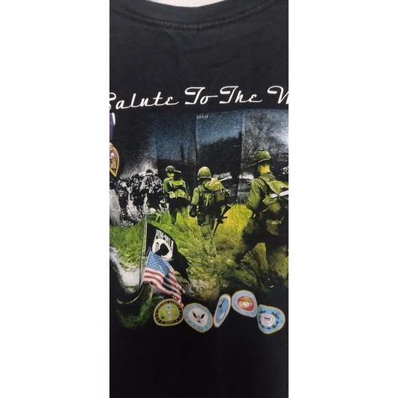 Rolling Thunder XXI POW Mia Ride To The Wall Salute Military T-Shirt - Picture 5 of 5